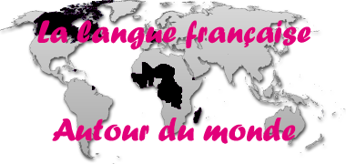 Logo de la langue française autour du monde